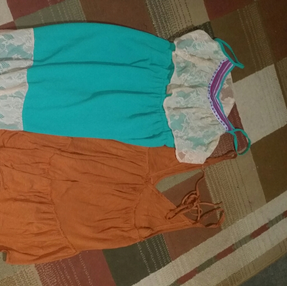 Flying tomato and free people dress.
